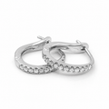 18kt Diamond Huggie Earrings