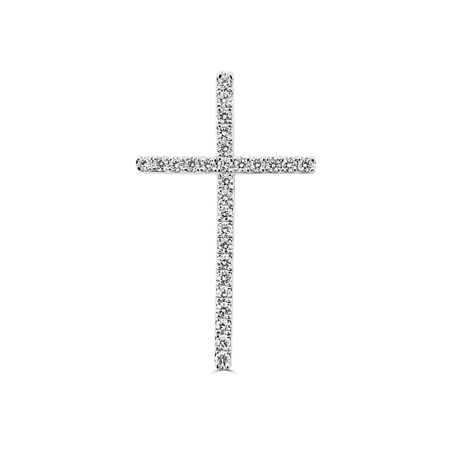 18ct Gold Diamond Cross