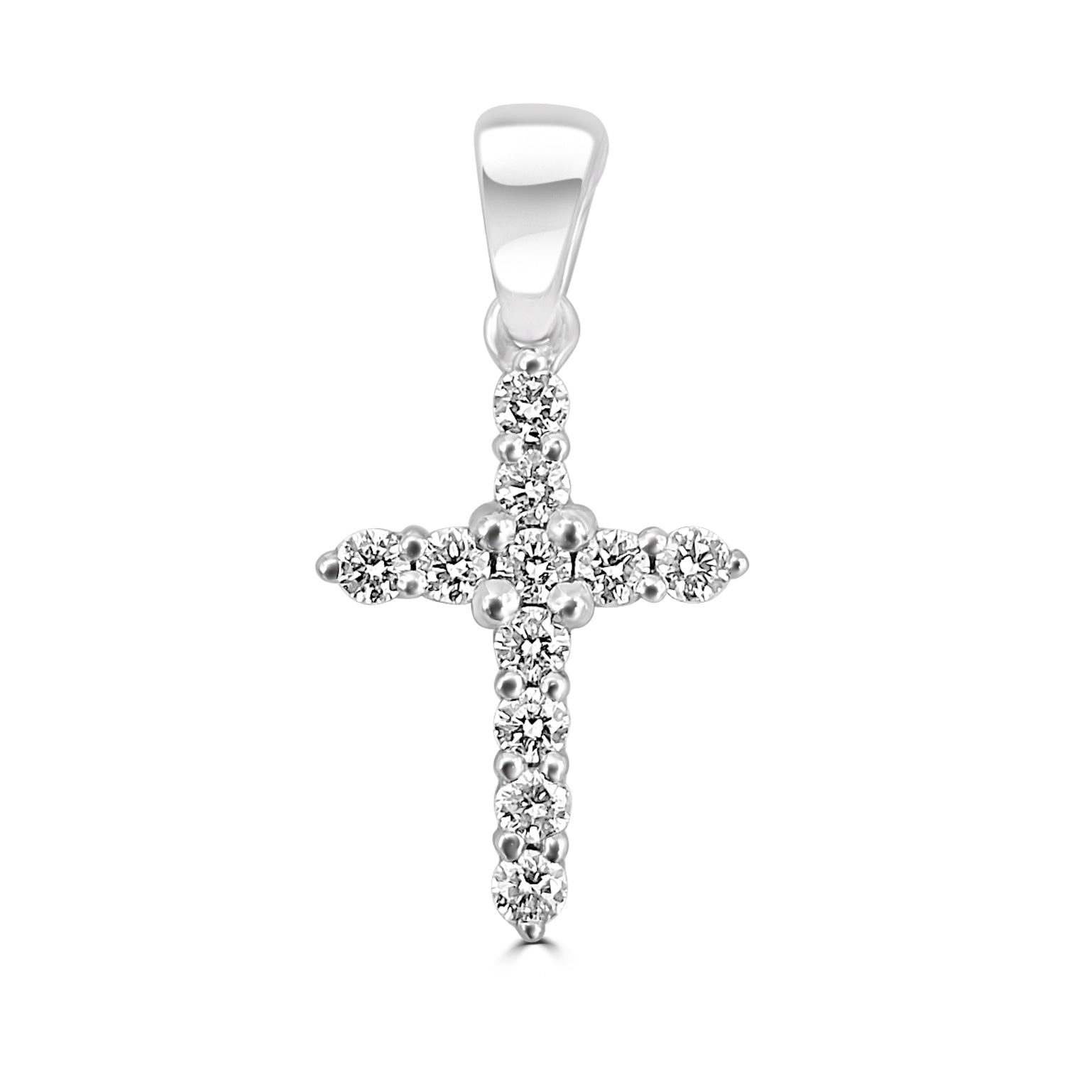 18ct Diamond Mini Cross