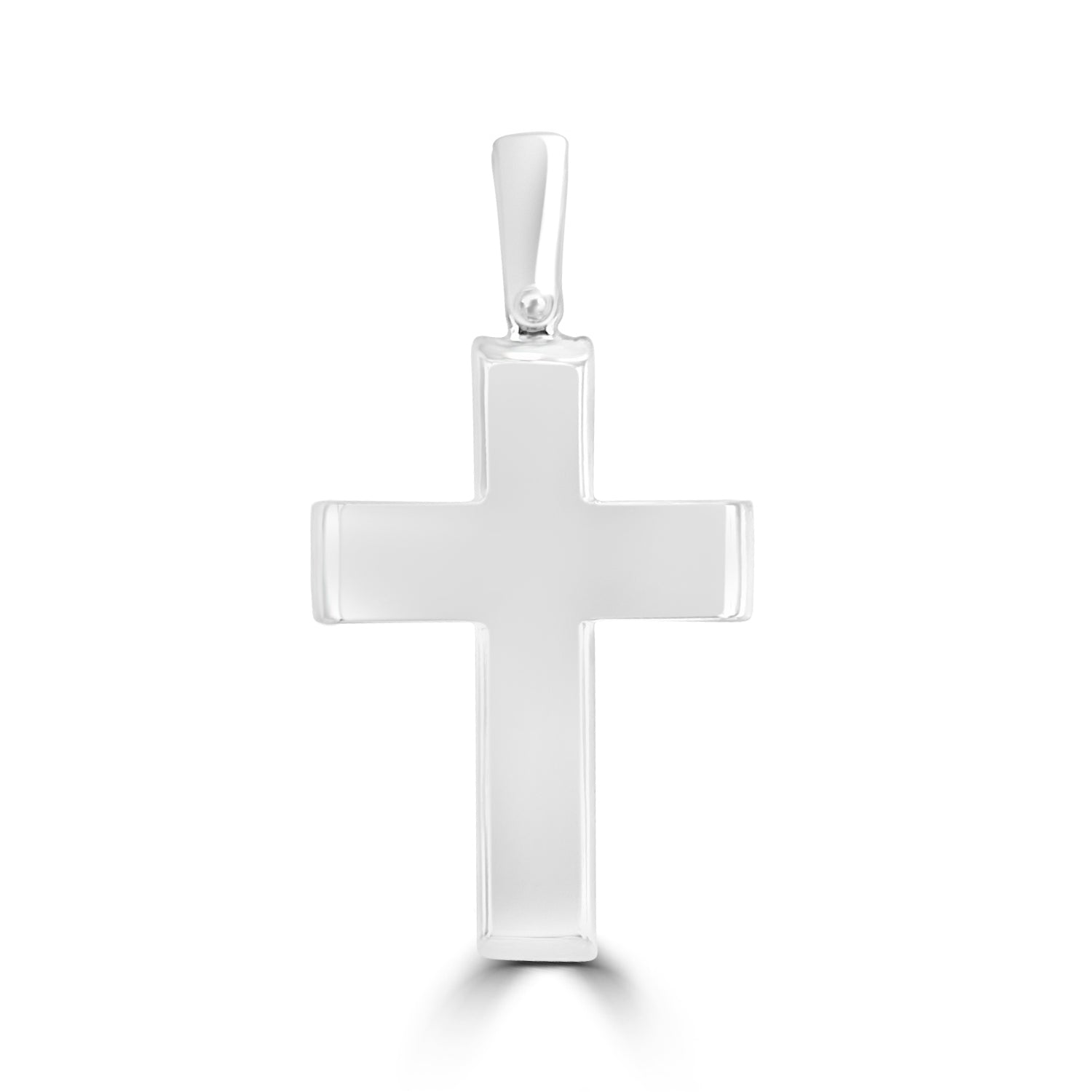 18ct White Gold Cross