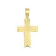 18ct Yellow & White Gold Layered Cross