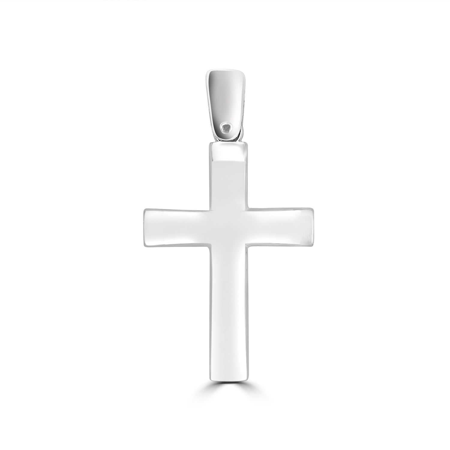 18ct White Gold Cross