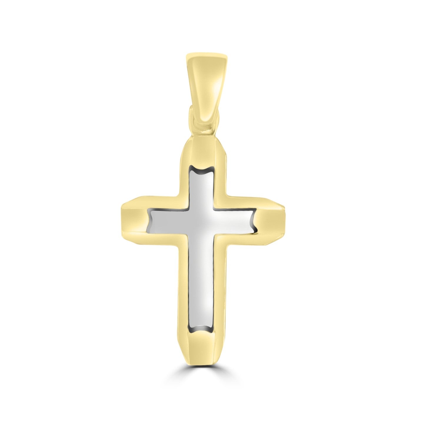 18ct Gold Diamond Cross
