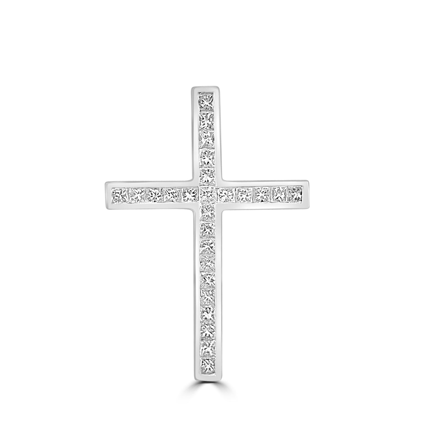 18ct Gold Diamond Cross