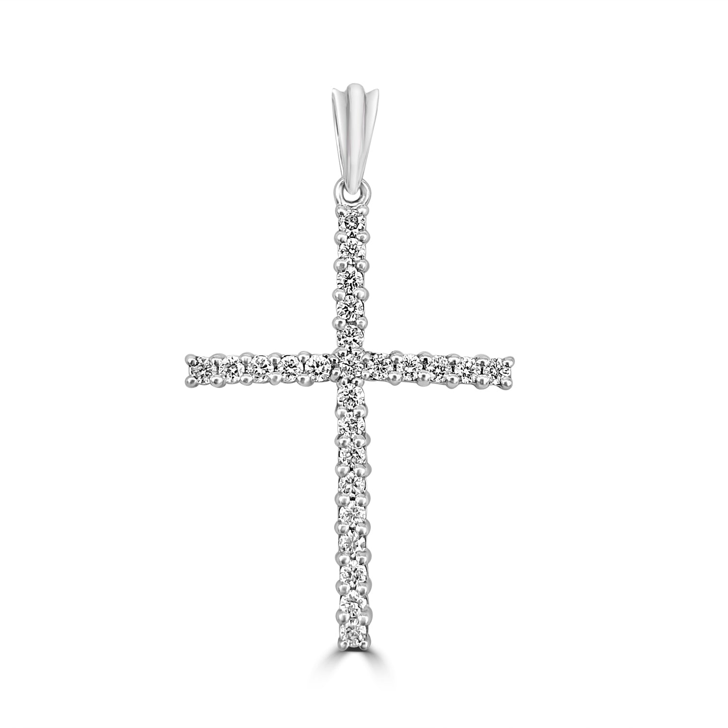 18ct Gold Diamond Cross