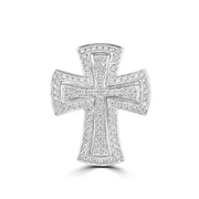 18ct Gold 2 Piece Diamond Cross