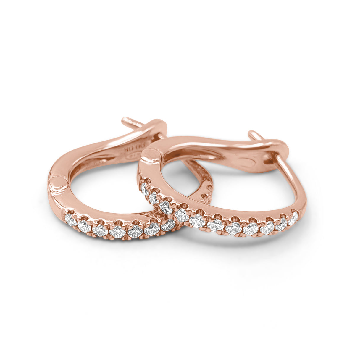 18ct Diamond Huggie Earrings