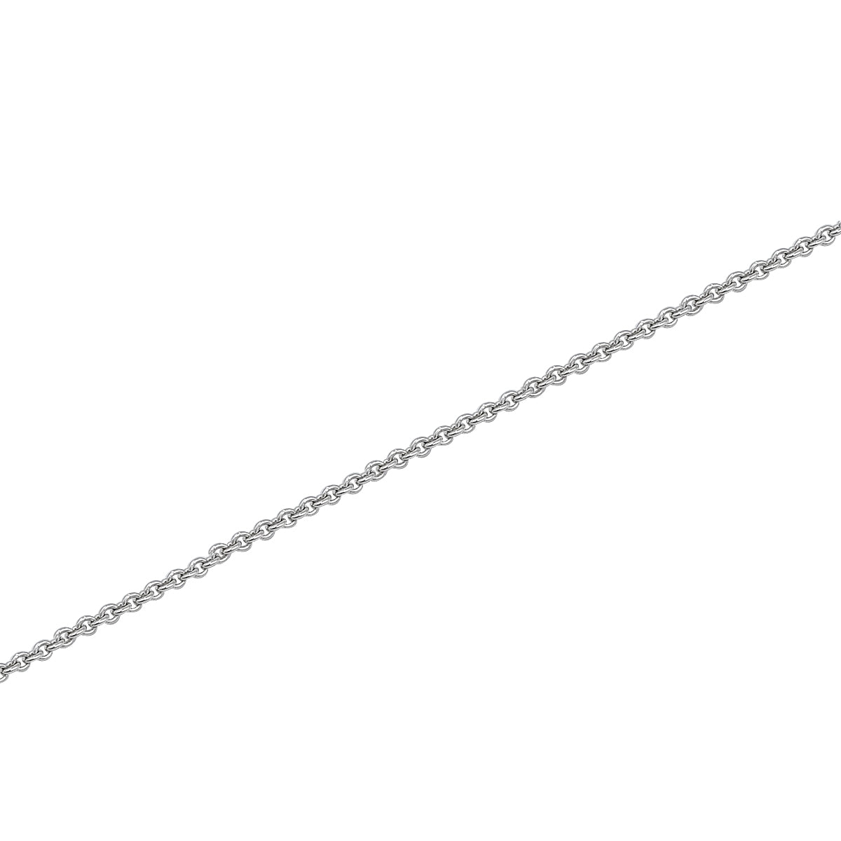 9ct White Gold Fine Chain