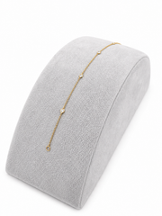 18kt Yellow Gold 0.25ct 5-Diamond Bracelet