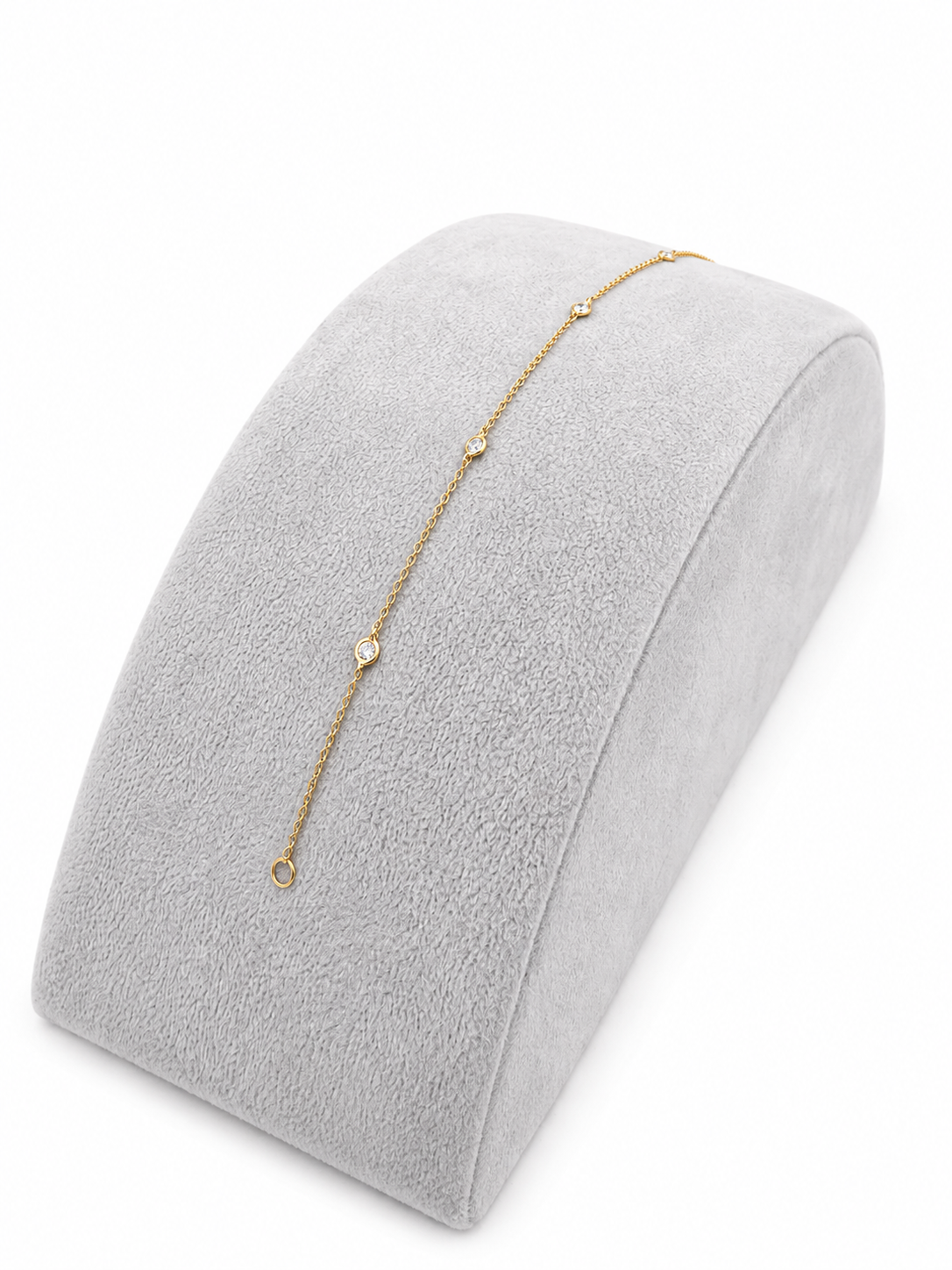 18kt Yellow Gold 0.25ct 5-Diamond Bracelet