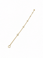 18kt Yellow Gold 0.25ct 5-Diamond Bracelet
