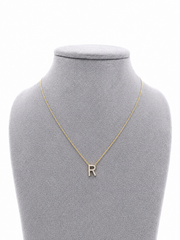 Diamond Letter Necklace