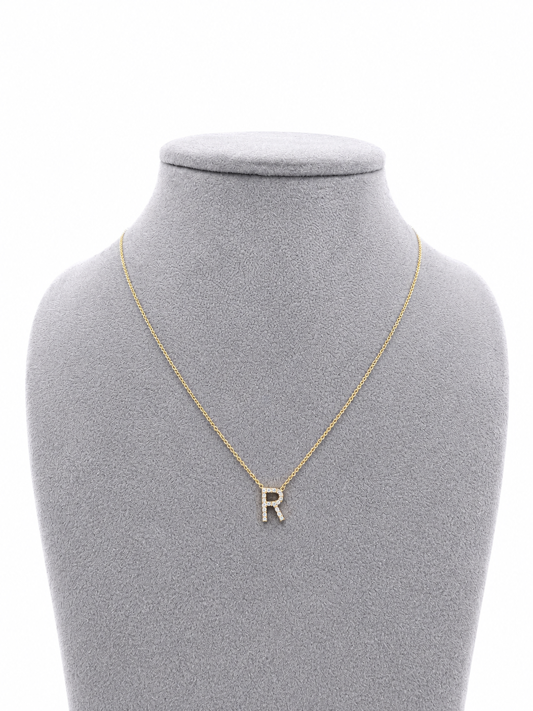Diamond Letter Necklace