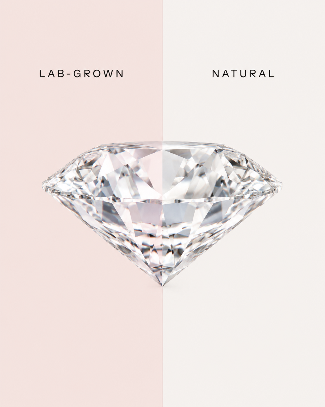 Lab-grown diamond jewellery detail