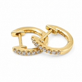 18kt Diamond Huggie Earrings