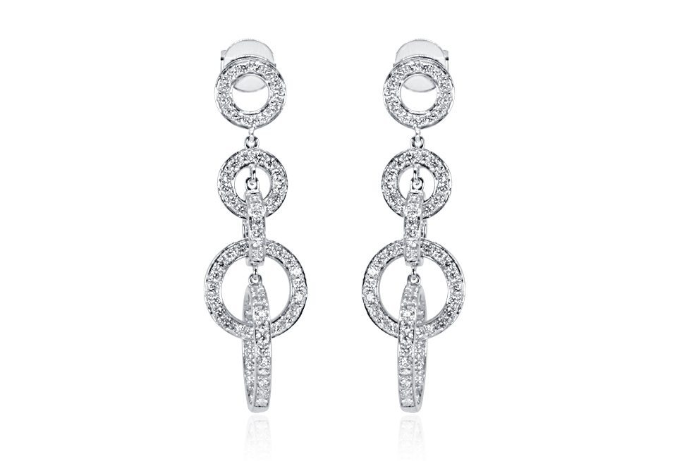Diamond Drop Earrings