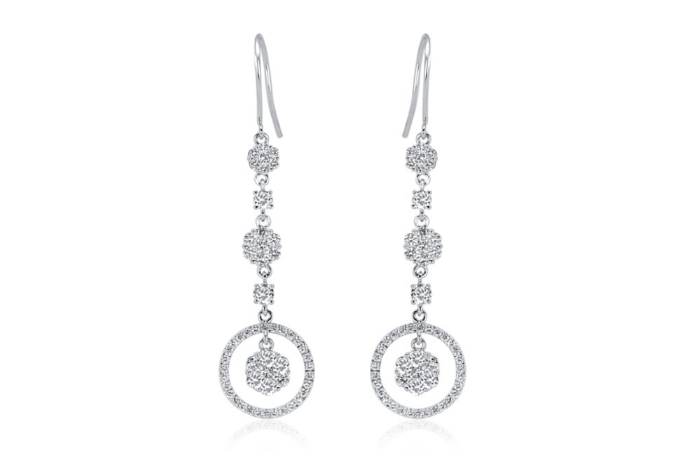 Diamond Drop Earrings