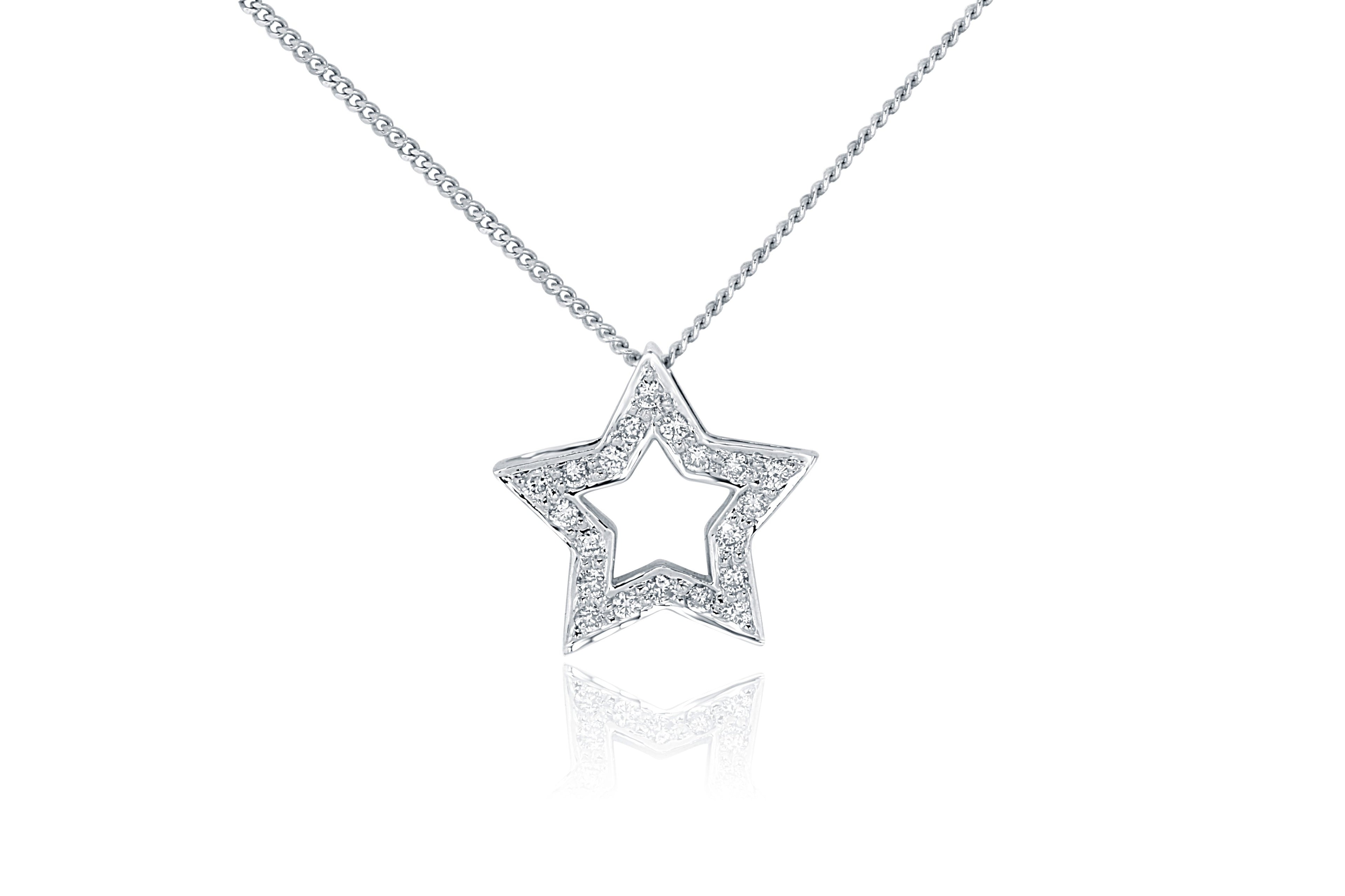 18ct Gold Diamond Pendant