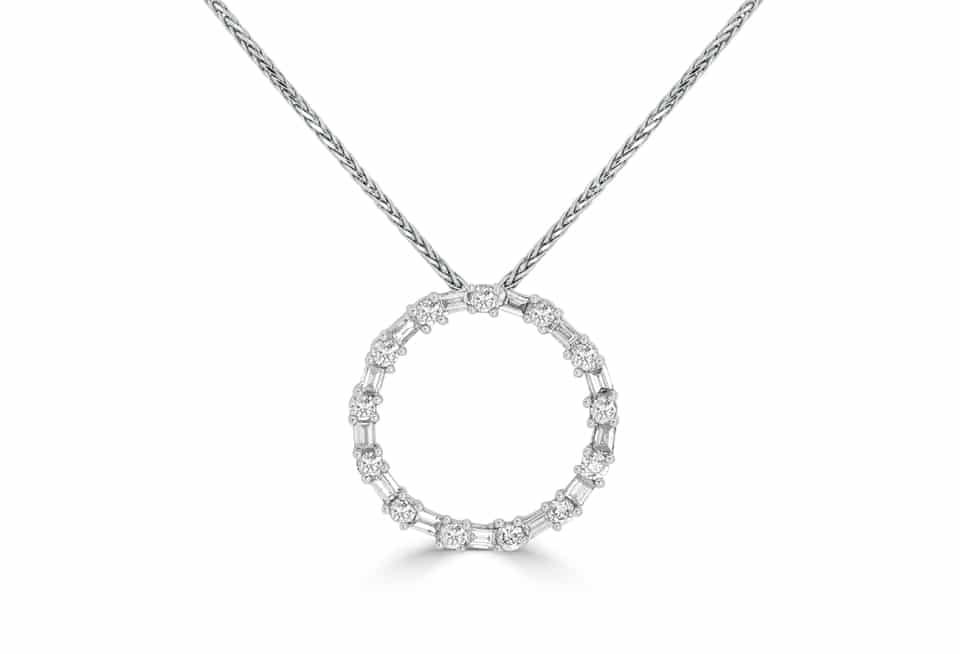18ct Gold Diamond Pendant
