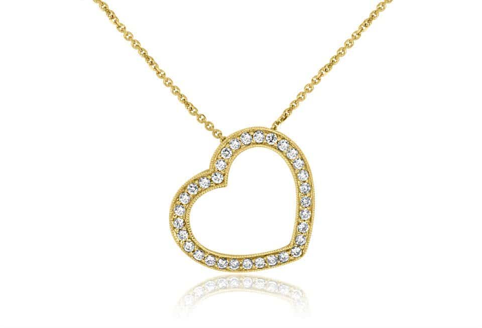 18ct Gold Diamond Pendant