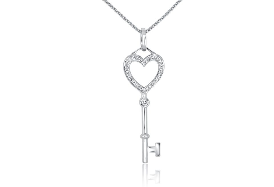 18ct Gold Diamond Pendant