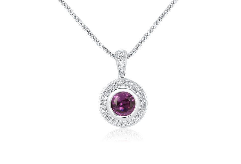 18ct Gold Diamond Pendant