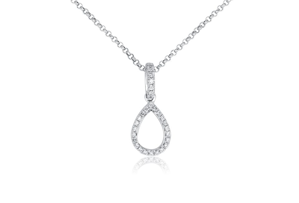 18ct Gold Diamond Pendant