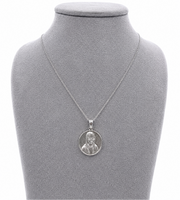 Custom Portrait Pendant in 925 Silver