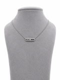 9kt Gold Floating Lab Grown Diamond Necklace white gold (0.41ct)