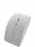 9kt Yellow Gold 0.13ct 11-Diamond Bracelet