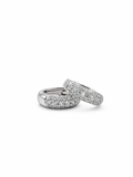 9kt White Gold 0.20ct 38-Diamond Earrings