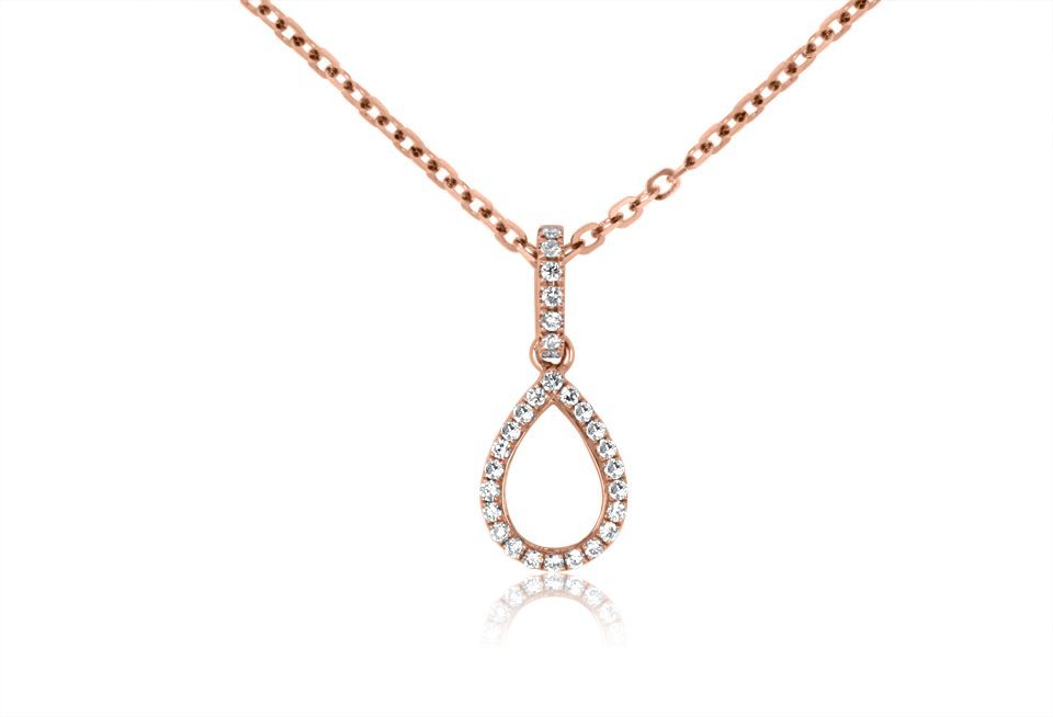 18ct Gold Diamond Pendant