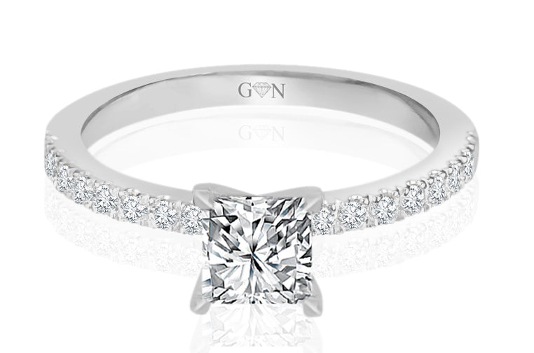 Princess Cut Diamond Engagement Ring