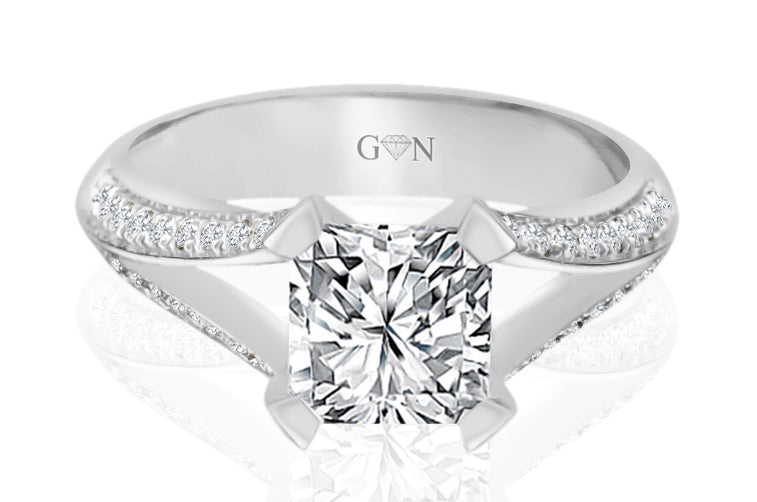 Princess Cut Diamond Engagement Ring