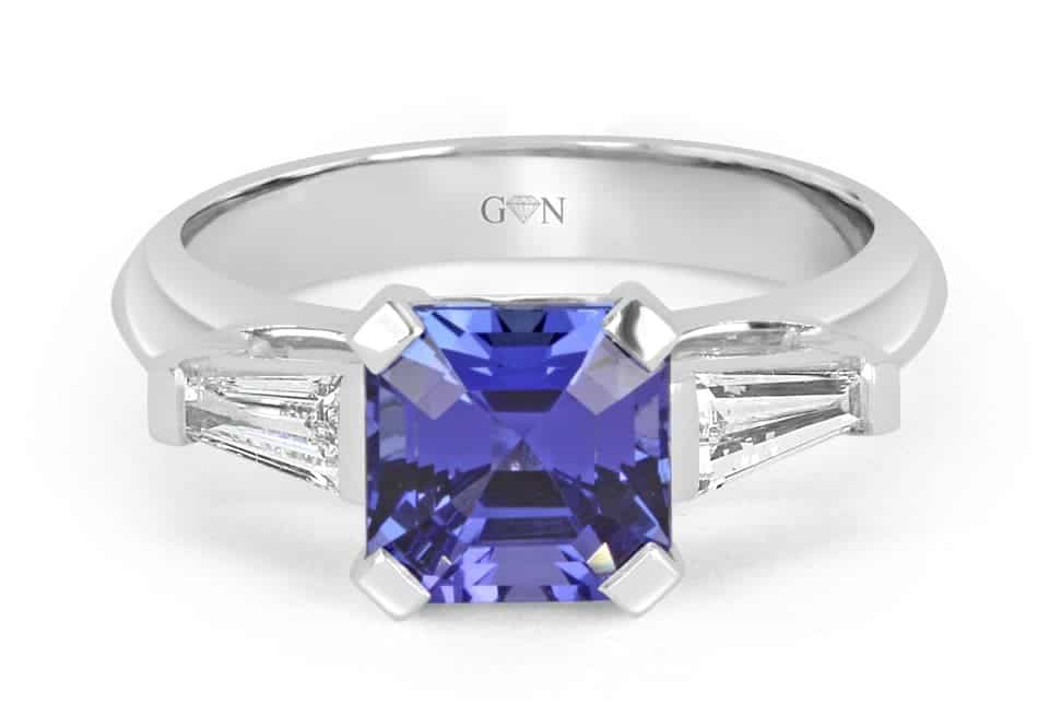 Tanzanite and Diamond Ring