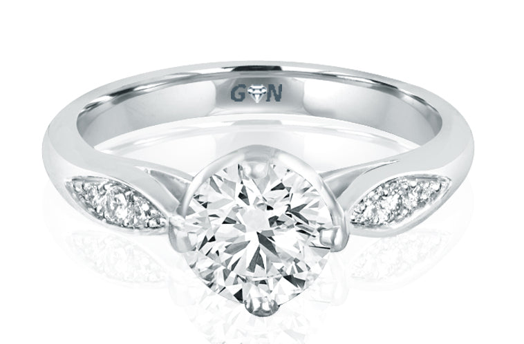 Round Brilliant Cut Diamond Engagement Ring