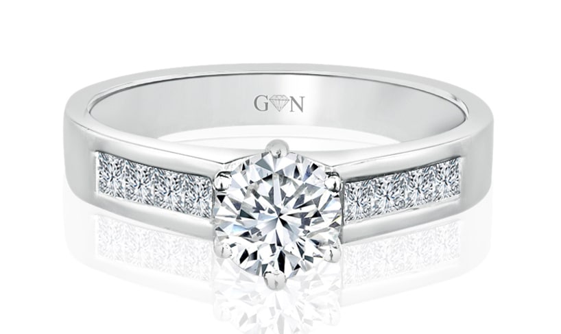 Round Brilliant Cut Diamond Engagement Ring