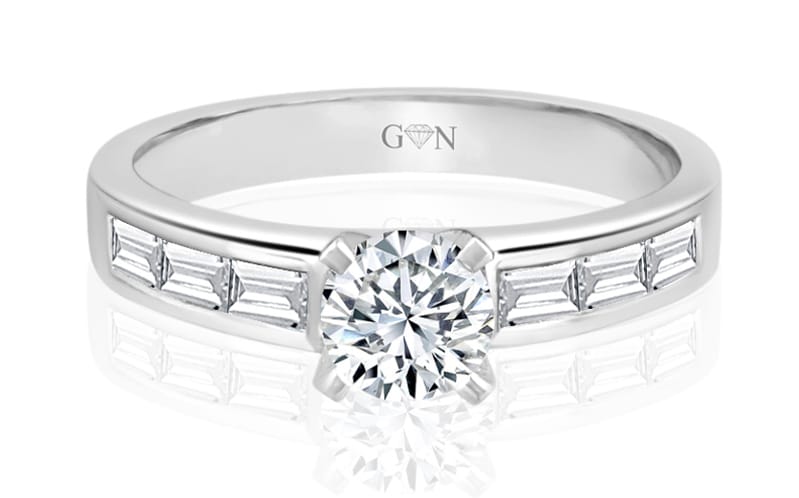 Round Brilliant Cut Diamond Engagement Ring