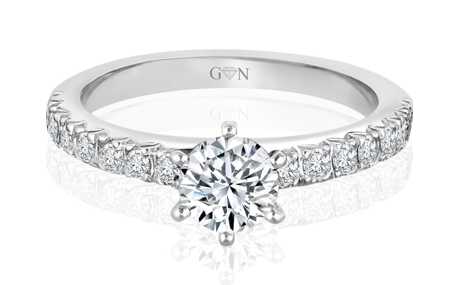 Round Brilliant Cut Diamond Engagement Ring