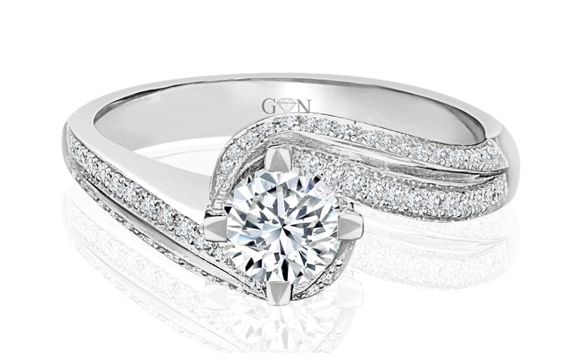 Round Brilliant Cut Diamond Engagement Ring