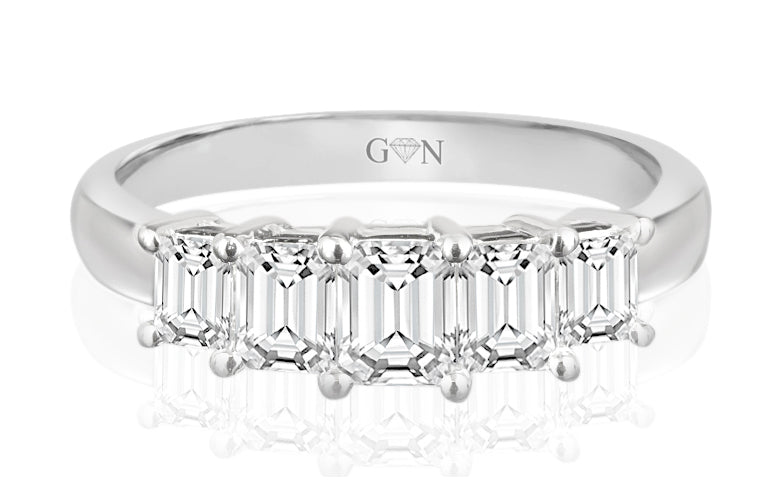 Emerald Cut Diamond Ring