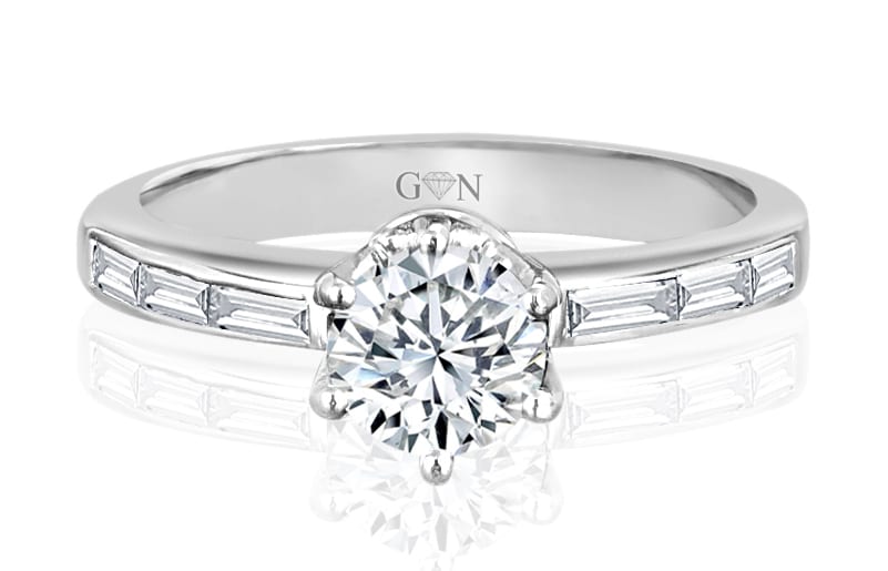Round Brilliant Cut Diamond Engagement Ring