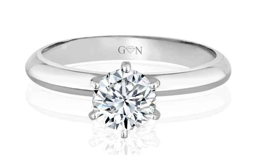 Round Brilliant Cut Diamond Engagement Ring