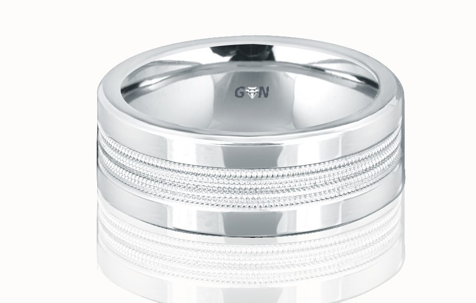 Men's White Gold Ring