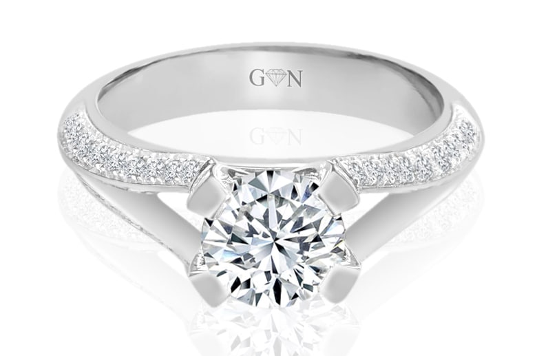 Round Brilliant Cut Diamond Engagement Ring