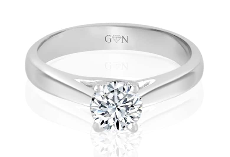 Round Brilliant Cut Diamond Solitaire Engagement Ring