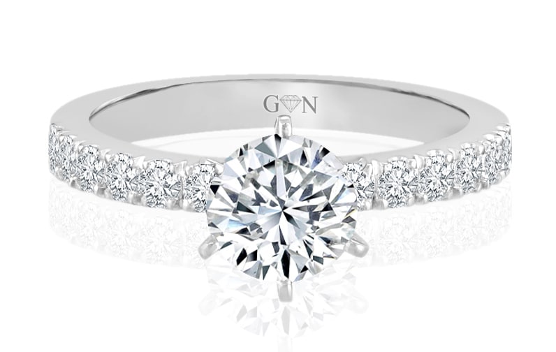 Round Brilliant Cut Diamond Engagement Ring