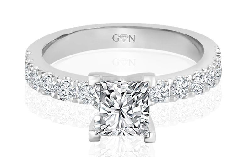Princess Cut Diamond Engagement Ring