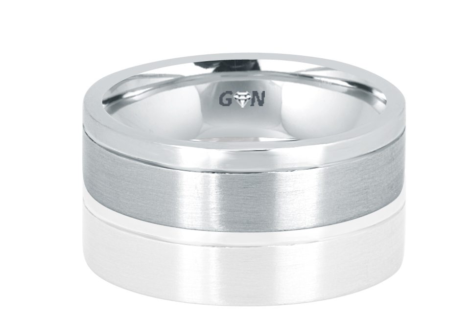 Men's White Gold Ring