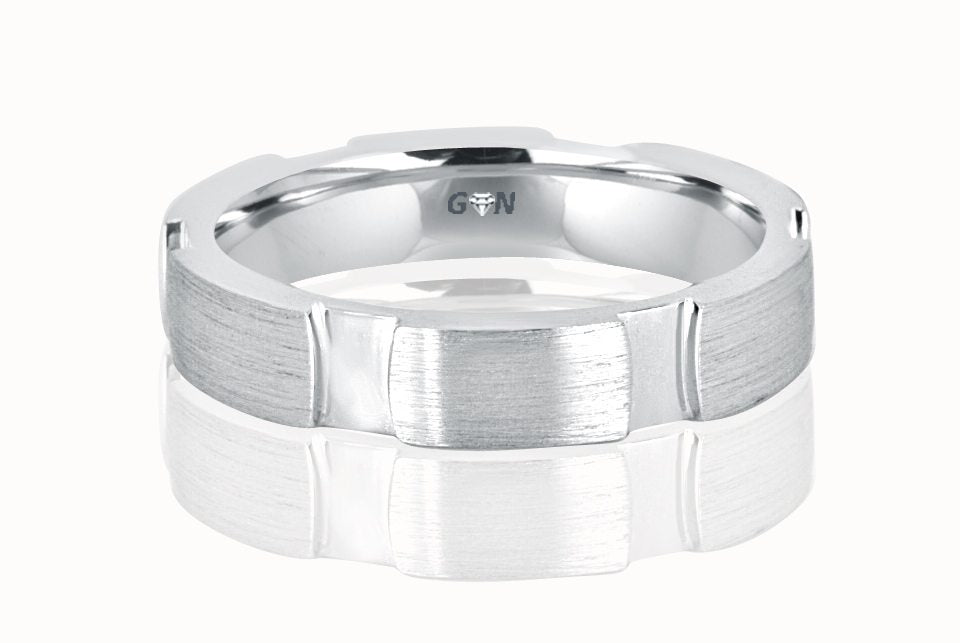 Men's White Gold Ring